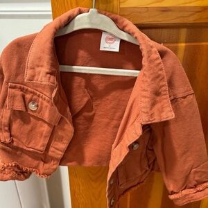 Wonder Nation Kids Terracotta Jean Jacket
